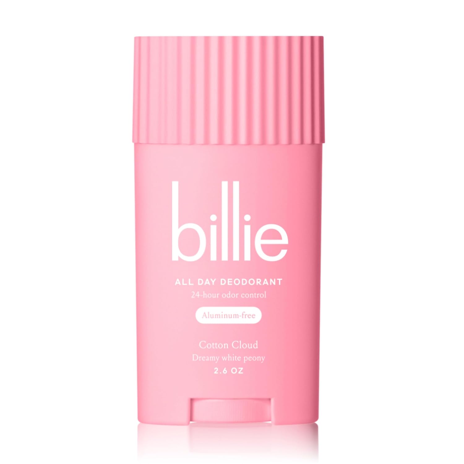 Billie All Day Deodorant, 24-hour Odor Protection, Aluminum-Free, Cotton Cloud, 2.6oz