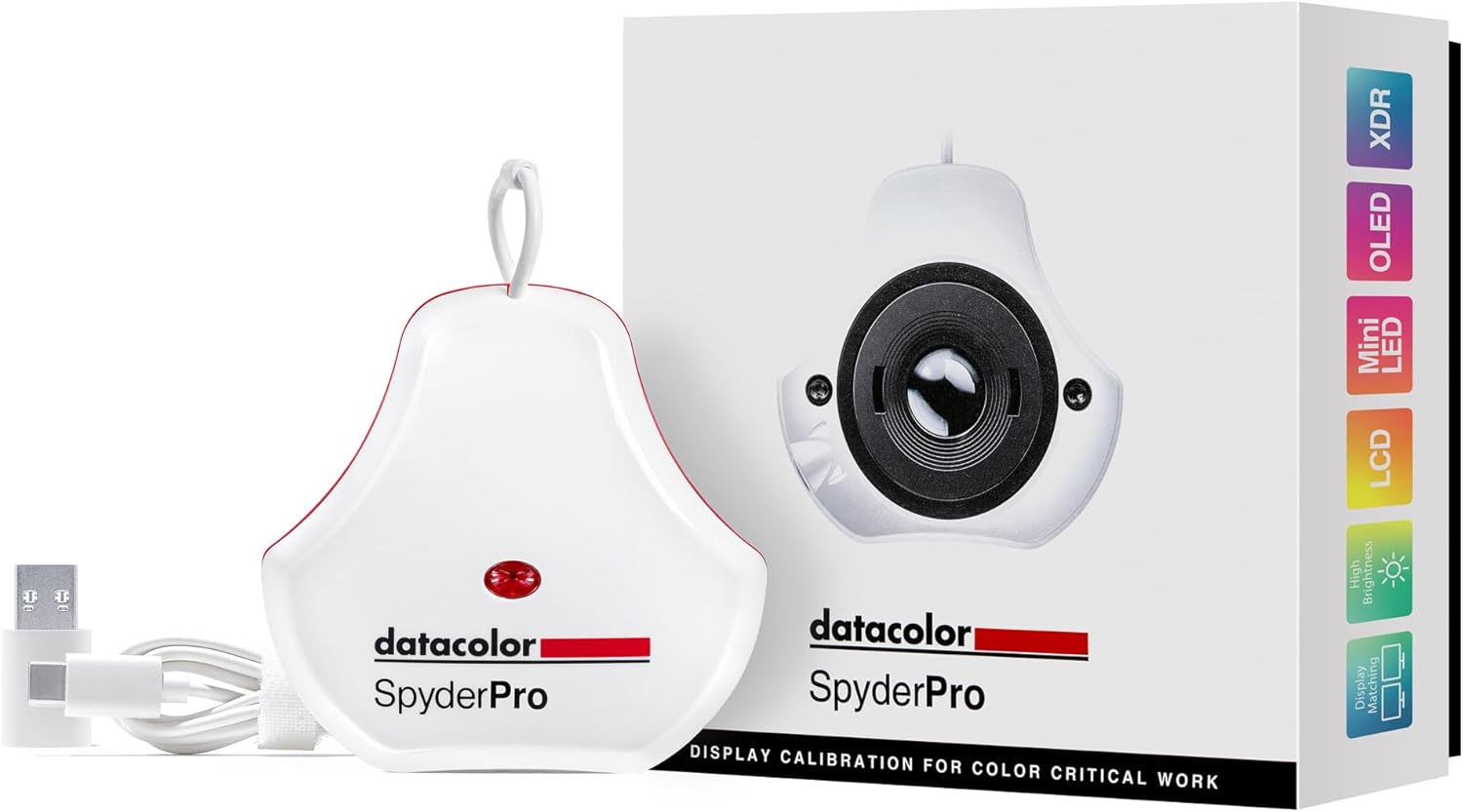 datacolor 2024 Version SpyderPro Monitor Calibration Tool: Ensures Accurate Color When Viewing and Editing Photos & Videos