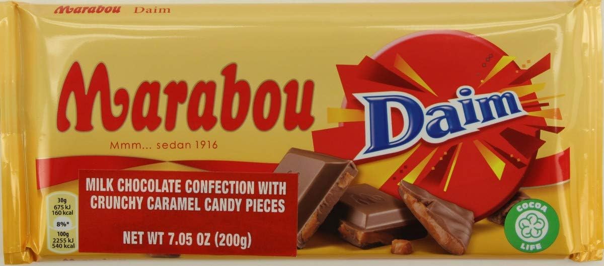 Marabou Milk Chocolate With Daim 200g