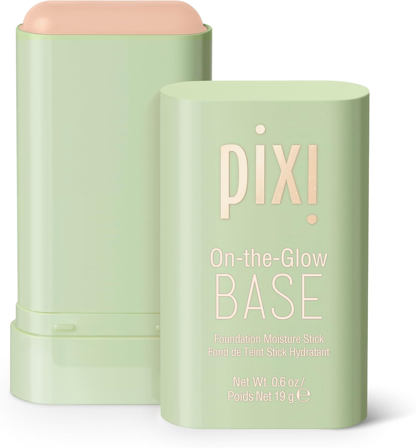 Pixi Beauty On-the-Glow Base| Tinted Moisturizer Foundation Stick | Vanilla: Fair, light warm shade| 0.6 oz / 19g