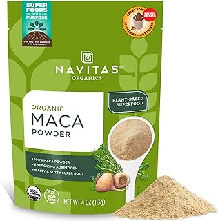 Navitas Organics Maca Powder, 4 oz. Bag, 23 Servings — Organic, Non-GMO, Low Temp-Dried, Gluten-Free