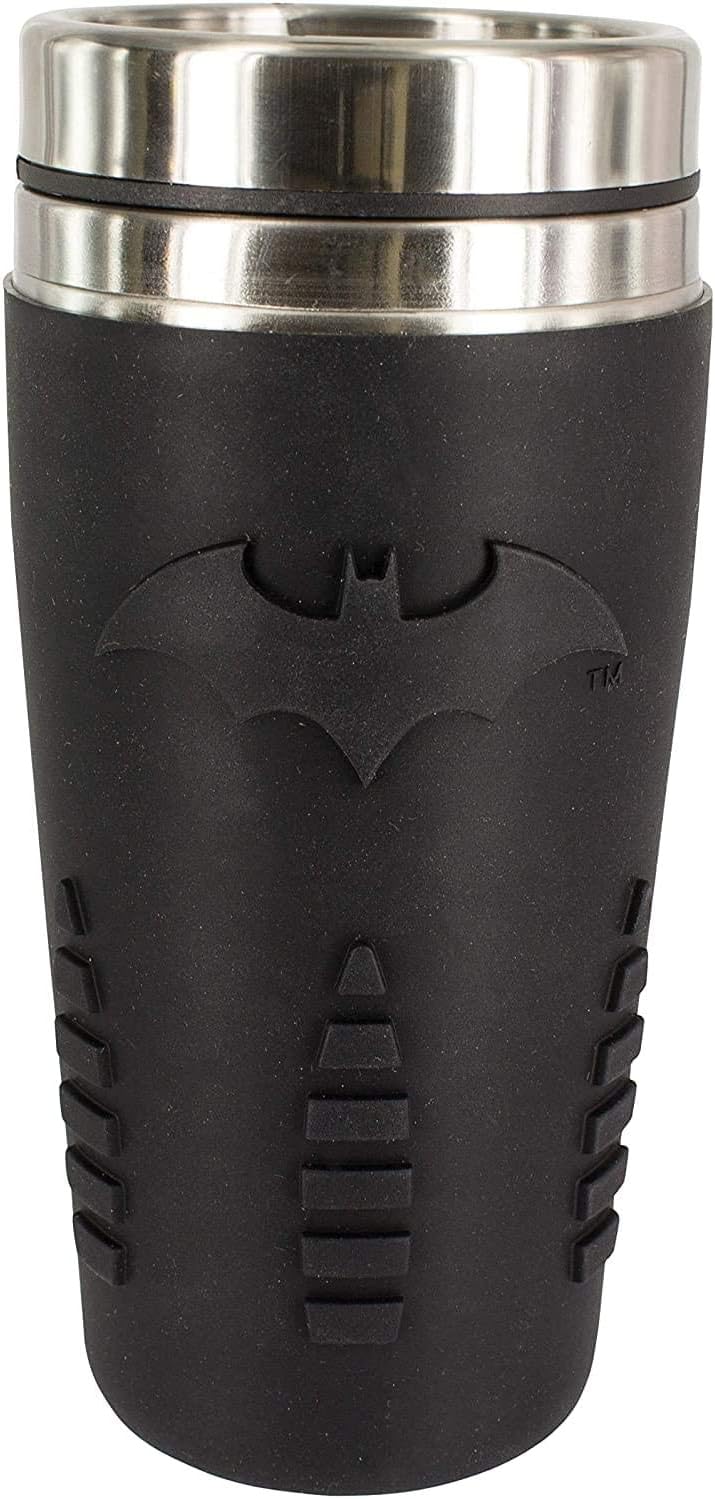 Batman Travel Mug - Officially Licensed Reuseable Tumbler for Coffee and Tea, Perfect Flask for Commuters, Gift for Fans 450ml | Paladone