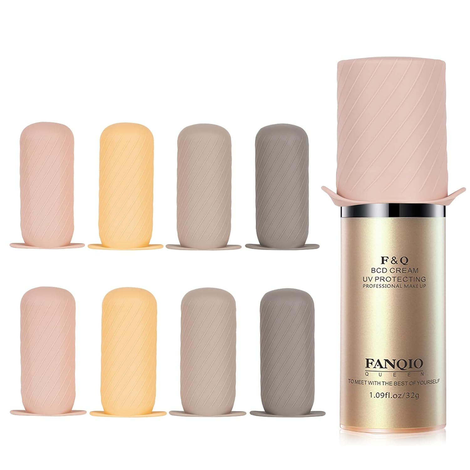 Bottle Covers for Travel, Elastic Sleeves for Leak Proofing, TravelSize Container Silicone toiletry sleeves, Leak Locks Travel Accessories for Shampoo Conditioner Wash Body Bottles (8pack)