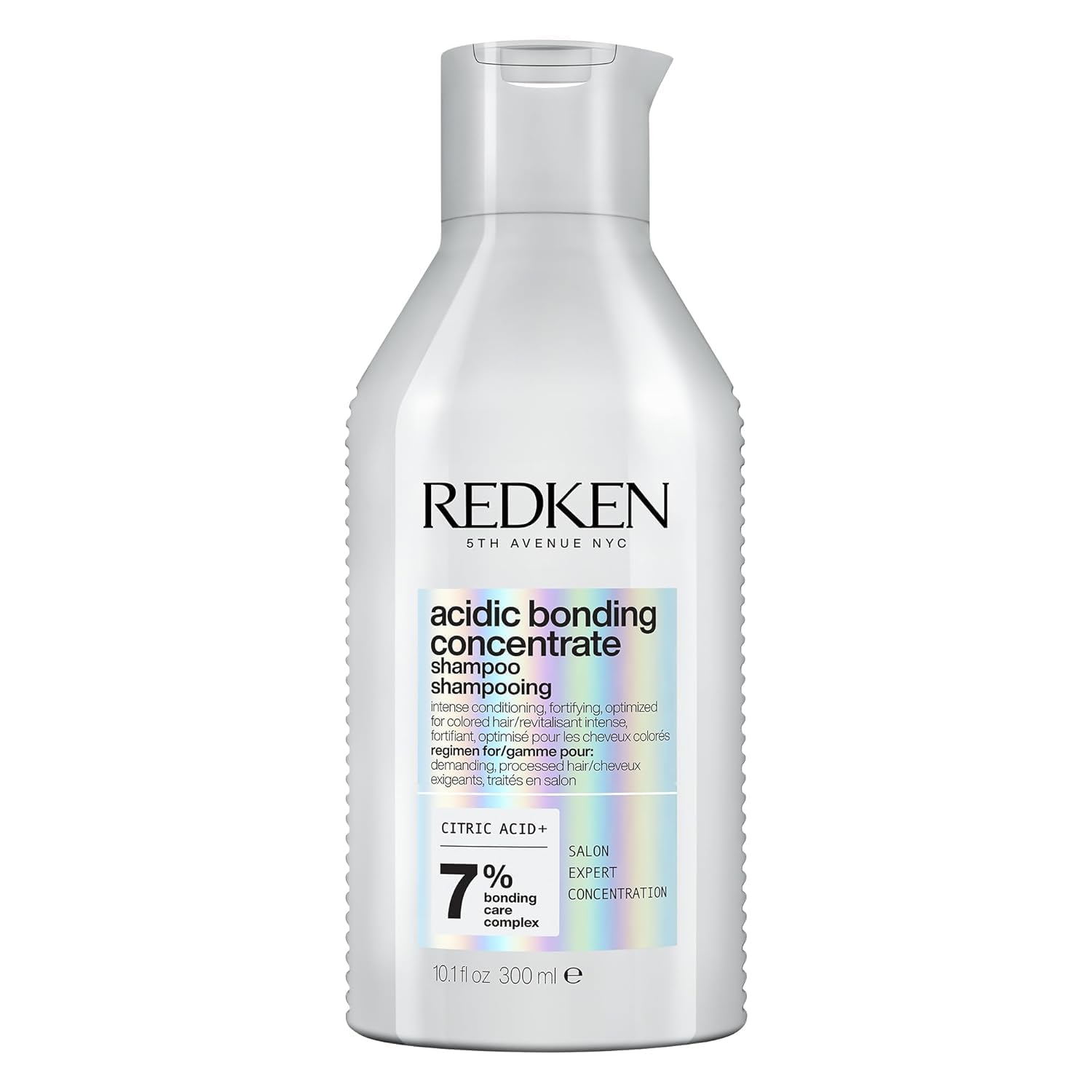 Redken Acidic Bonding Concentrate Shampoo For Damaged Hair Repair - Strengthens and Repairs Weak and Brittle Hair, Sulfate-Free, With Citric Acid