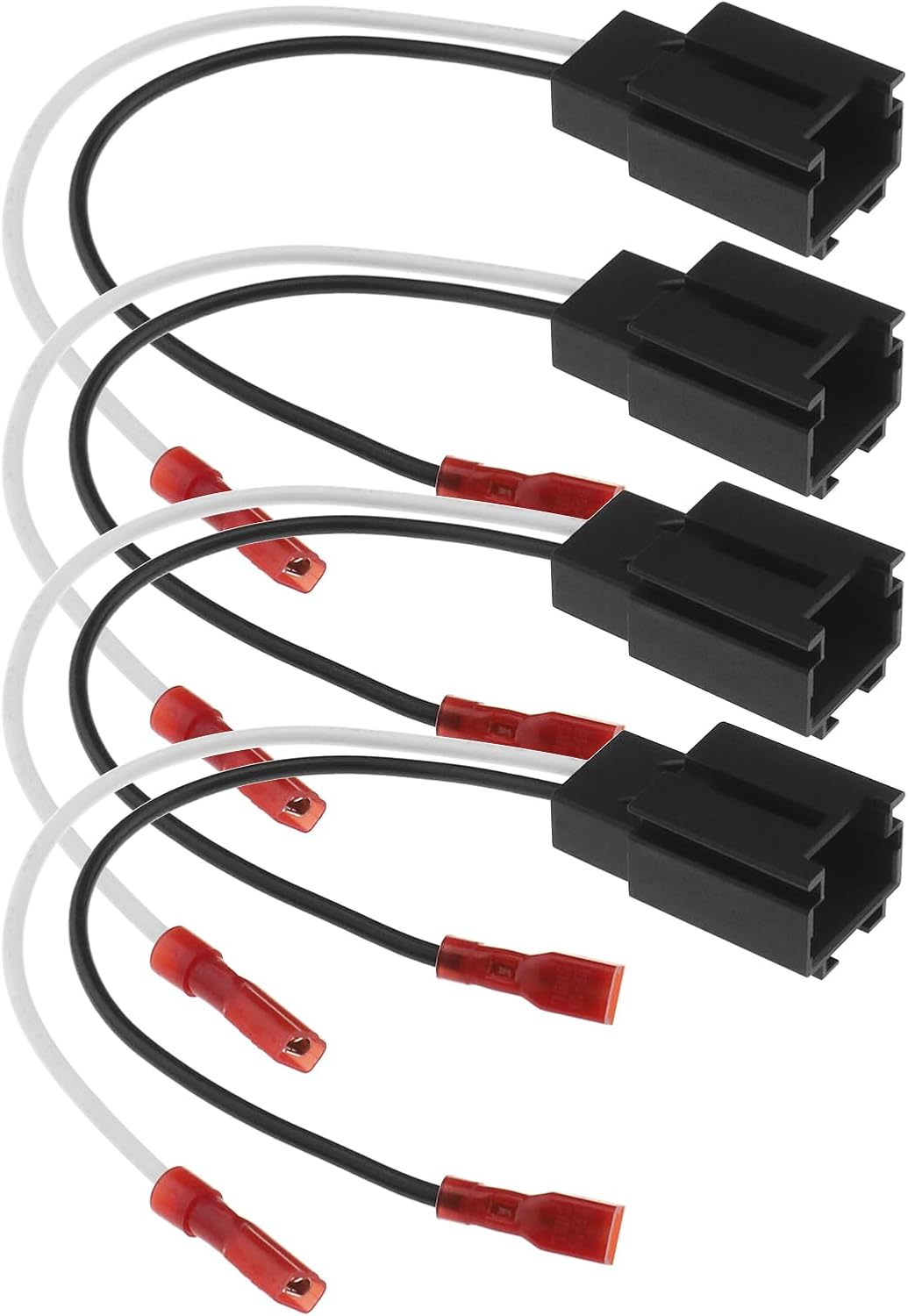 ECSiNG 4PCS Car Audio Speaker Wiring Harness for C2 Car Speaker Wire Adapter Audio Horn Harness Cable Connector Vehicle Electronics Accessories