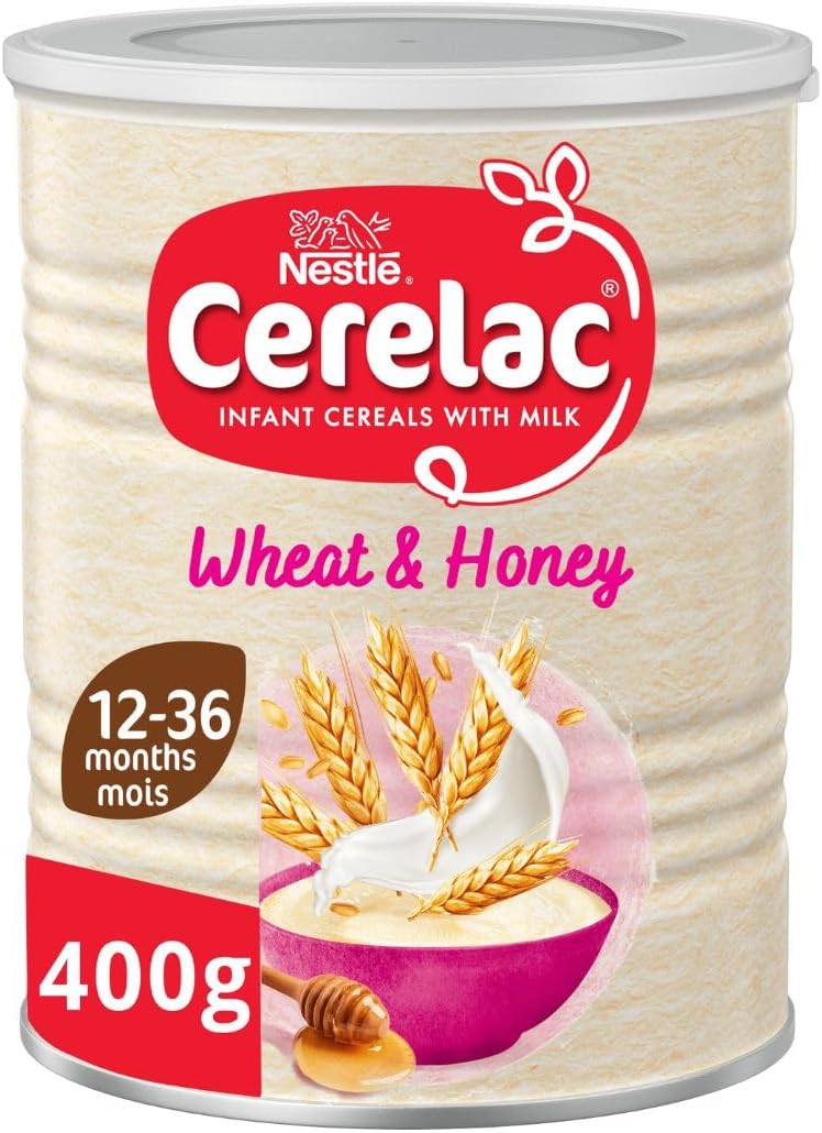 Cerelac Honey & Wheat Wheat & Honey Toddler Cereal with Milk 400g-Pack of 1 | from 12 Months+ | Toddler Cereal (Packing May Vary) 400g (Pack of 1)