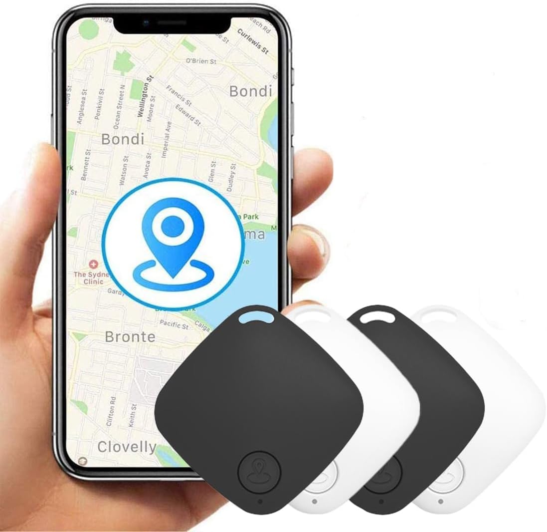 Key Finders Smart Bluetooth Tracker, Item Locator GPS Tracking Device APP Control Compatible with iOS Android for Keys, Pets, Phone, Wallet, Handbag