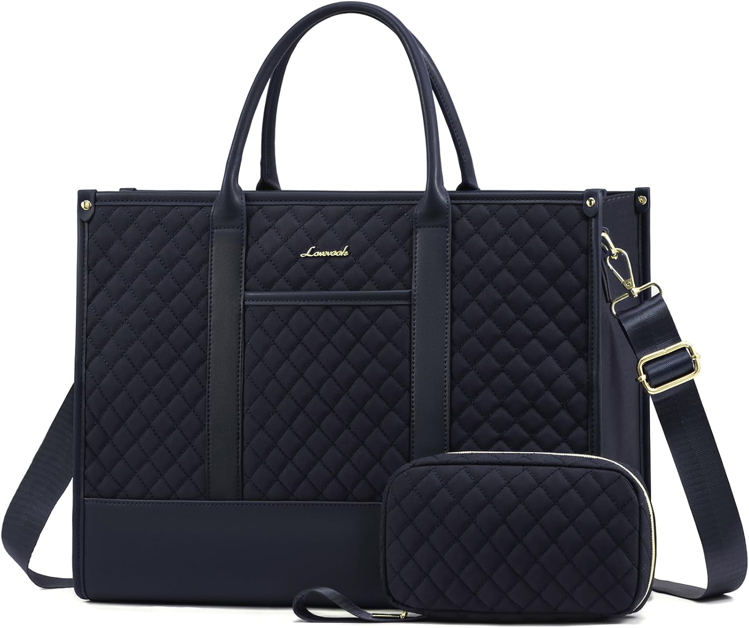 LOVEVOOK Laptop Handbags for Women 15.6 Inch, Ladies Large Work Tote Bag with with Adjustable Straps & Purse,Lightweight womens Shoulder Bag for Office Business School