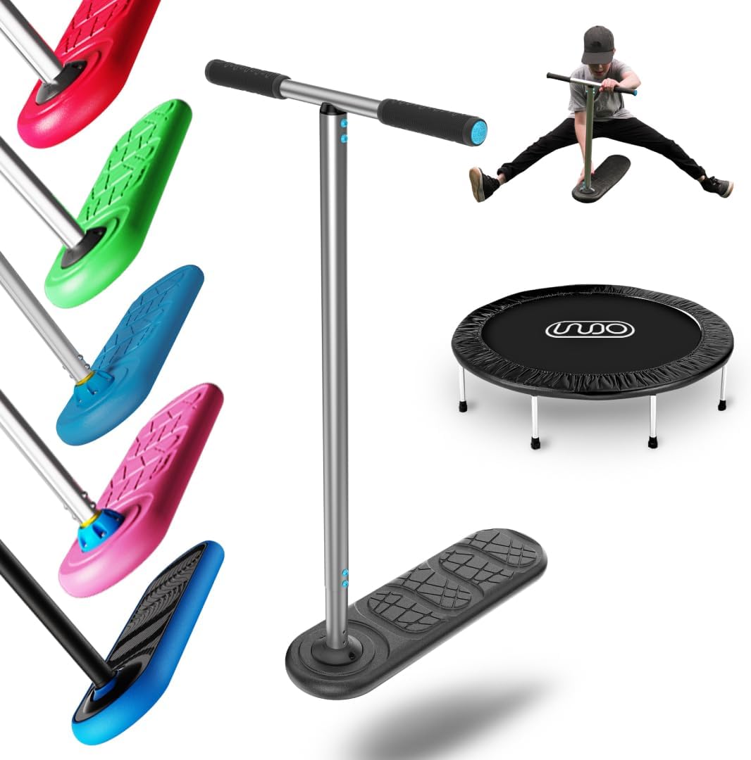 The INDO Trick Scooter - Stunt Scooter For Teens, Kids and Adults - Trampoline Scoot To Practice Pro Tricks - Indoors and Outdoors - Professionals And Beginners