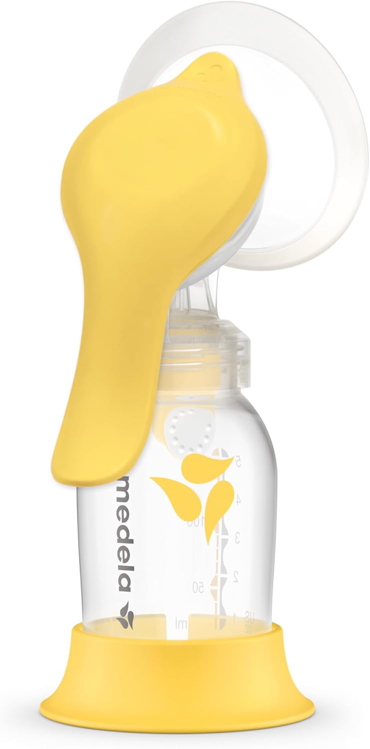 Medela Harmony Manual Breast Pump, Compact Swiss Design with PersonalFit Flex Shields and Medela's 2-Phase Expression Technology