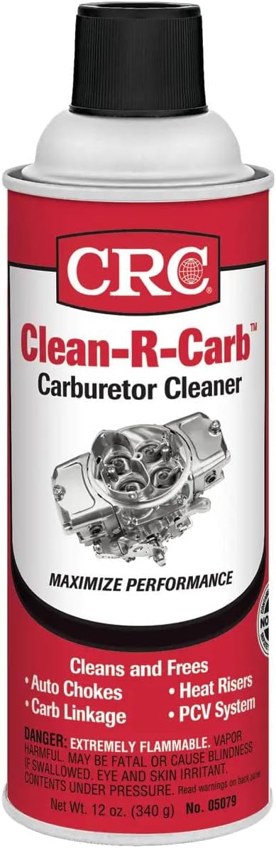 CRC Clean-R-Carb Carburetor Cleaner 05079 - 12 Wt Oz., Powerful Carb Cleaner