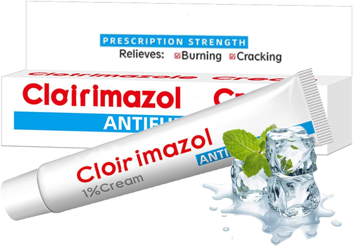 Antifungal Cream for Athlete's Foot & Jock Itch Treatment | Fast-Acting Anti Fungal Skin Cream | Effective Jock Itch, Ringworm, Eczema | Odourless & Non-Greasy
