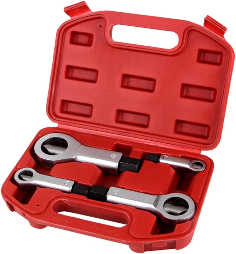 Meagkka Metal Nut Splitter Cracker, Heavy Duty Manual Tool - 4 Sizes, Nut Remover, Extractor - 9-27mm