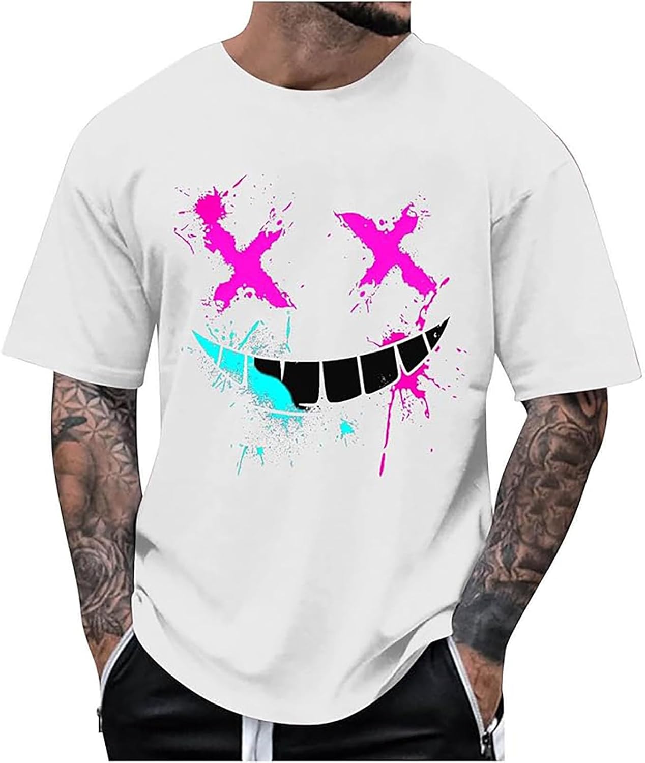 2025 Men's T-Shirt Oversized Shirt Fashionable 3D Print Casual Comfortable Shirt Warehouse Offers