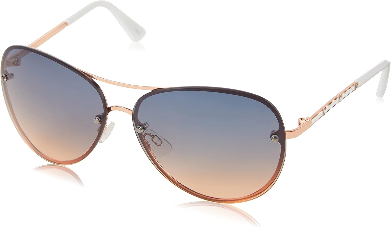 TAHARI womens Metal UV Protective Aviator Women