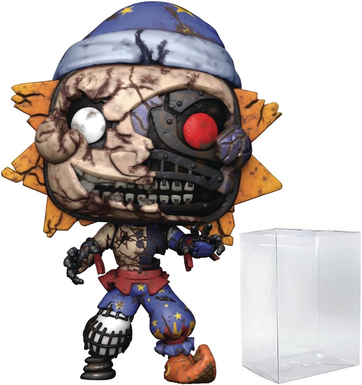 POP Five Nights at Freddy's: Security Breach - Eclipse Funko Vinyl Figure (Bundled with Compatible Box Protector Case), Multicolor, 3.75 inches