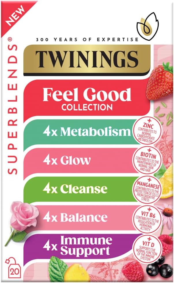 Twinings Superblends Feel Good Collection 20 Tea Bags 38.4g