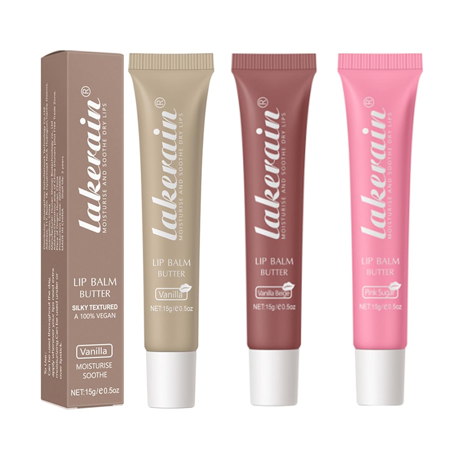 3 Colors Hydrating Lip Gloss,High Shine Plumping Lip Butter Balm, Glitter Glossy Glass Finish Lip Glow Oil, Natural Jelly Lipstick Lip Tint Lip Care for Women and Girls