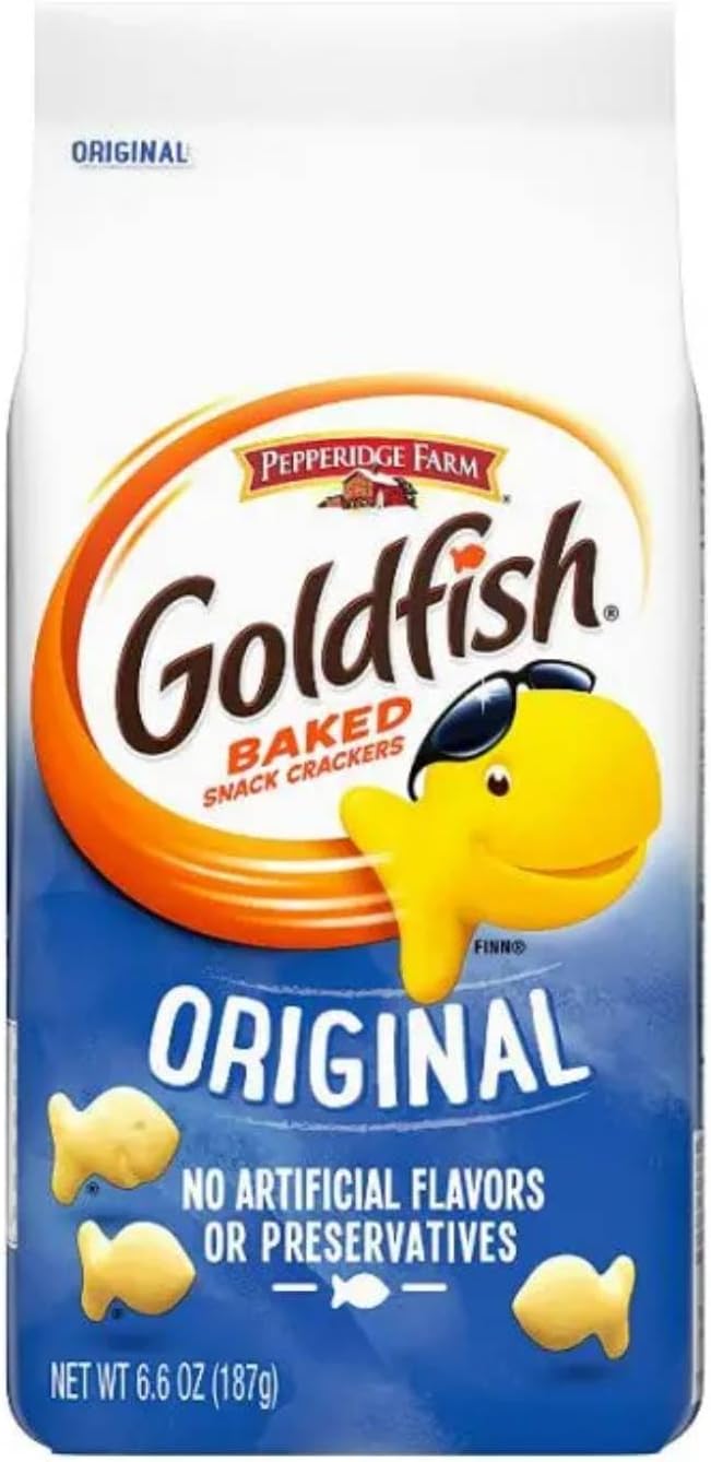 Pepperidge Farms Goldfish Saltine Baked Snack Crackers 187g