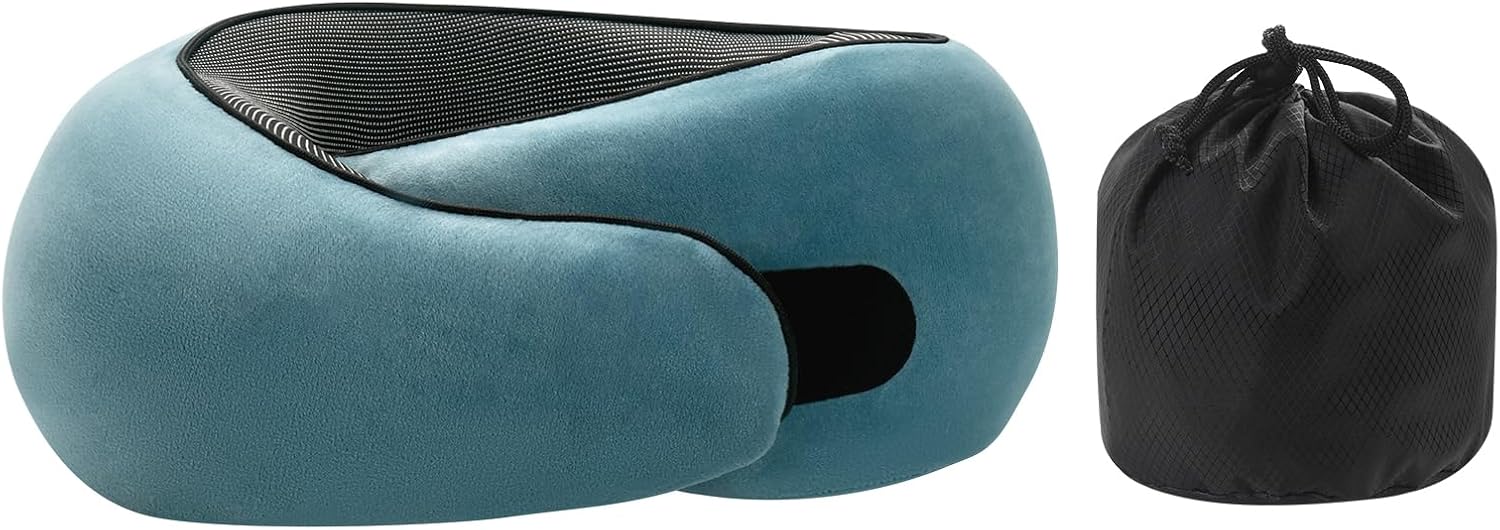 2024 New Memory Foam Travel Pillow for Airplanes,Neck Pillow for Traveling,Neck Plus Travel Pillow,Neck Plus Travel Neck Pillow