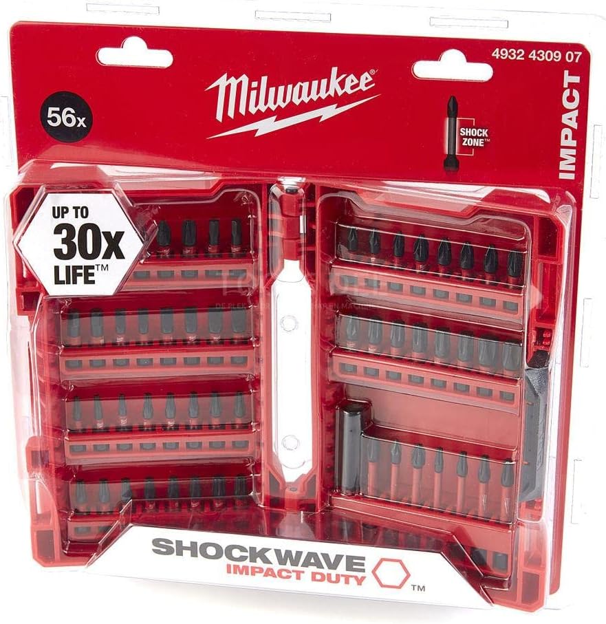 Milwaukee MW4932430907 Bit Set, Red