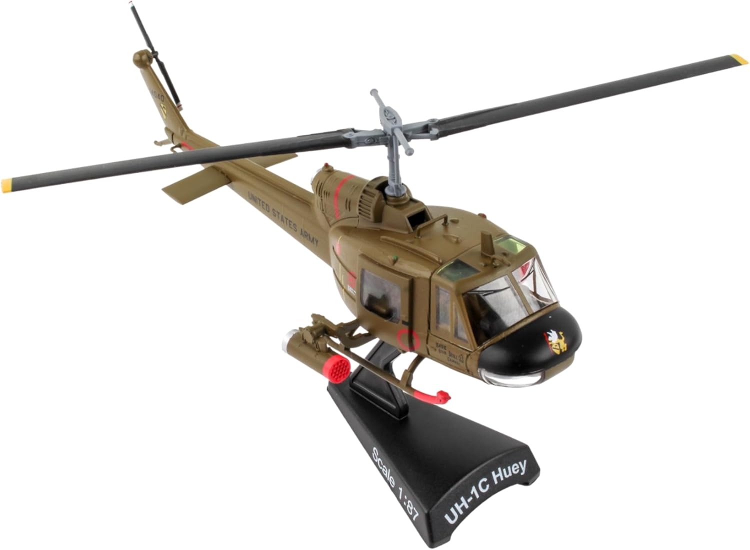 Daron Worldwide Trading Postage Stamp UH-1 Huey Gunship 1:87 Vehicle