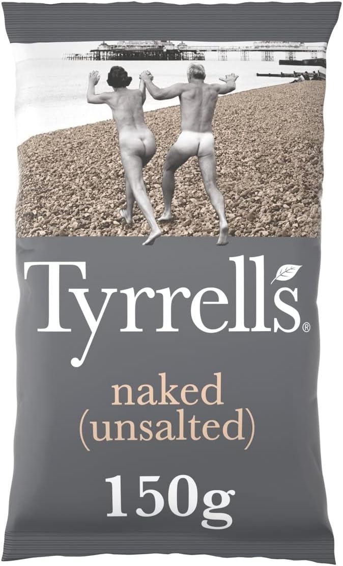 Tyrrells Naked Sharing Crisps, 150g