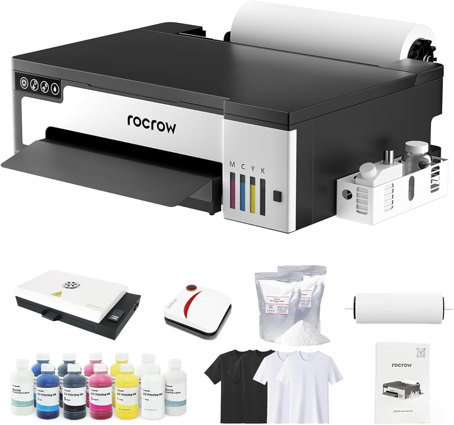 InkSonic A3 DTF Printer with XP600 Printhead, Lightweight Direct to Film T-Shirt Printer (18.7 lbs), L18058 Transfer Machine for DIY, Small Business & Beginners, 2025 Upgrade, L13