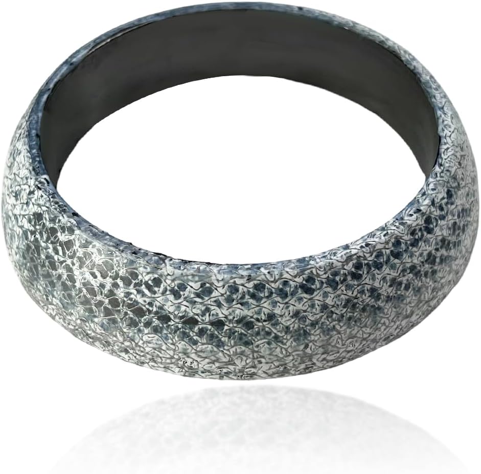 ID 65mm Car Exhaust Gasket, Graphite Construction Exhaust Donut Gaskets Seal Muffler Ring, Leakproof Exhausts Pipe Manifold Gaskets Muffler Gasket Replacement for RV SUV Truck