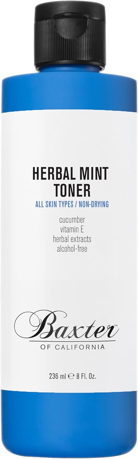 Baxter of California Herbal Mint Toner - Purifying Astringent Facial Toner - Refreshen skin Pores - Paraben Free For All Skin Types 8 Fl oz