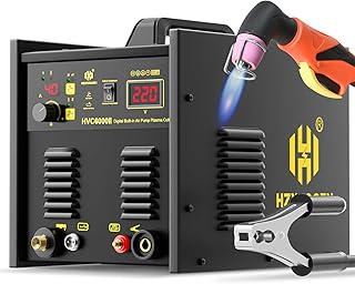 HZXVOGEN 40A Plasma Cutter, 220V with HF Start, Built-In Air Compressor, IGBT Inverter Technology Plasma Cutting Machine for Precise Cutting