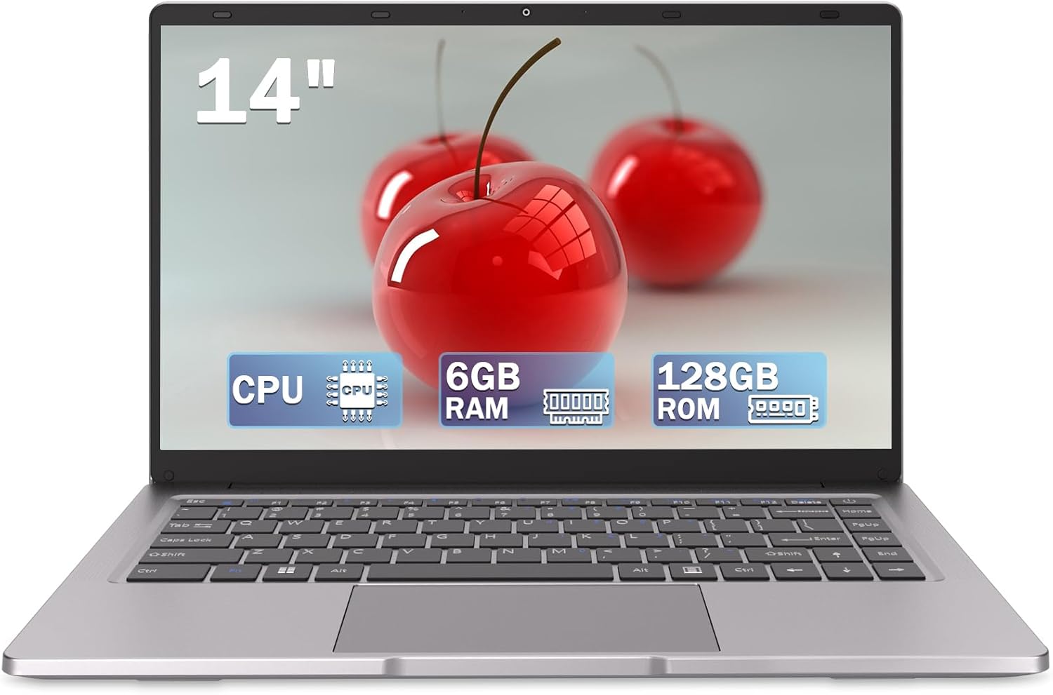 14" Laptop Computer – Celeron N4000,6 GB RAM,128 GB SSD HD Display,Portable Laptop – Cheap Laptops for Work,Study & Travel