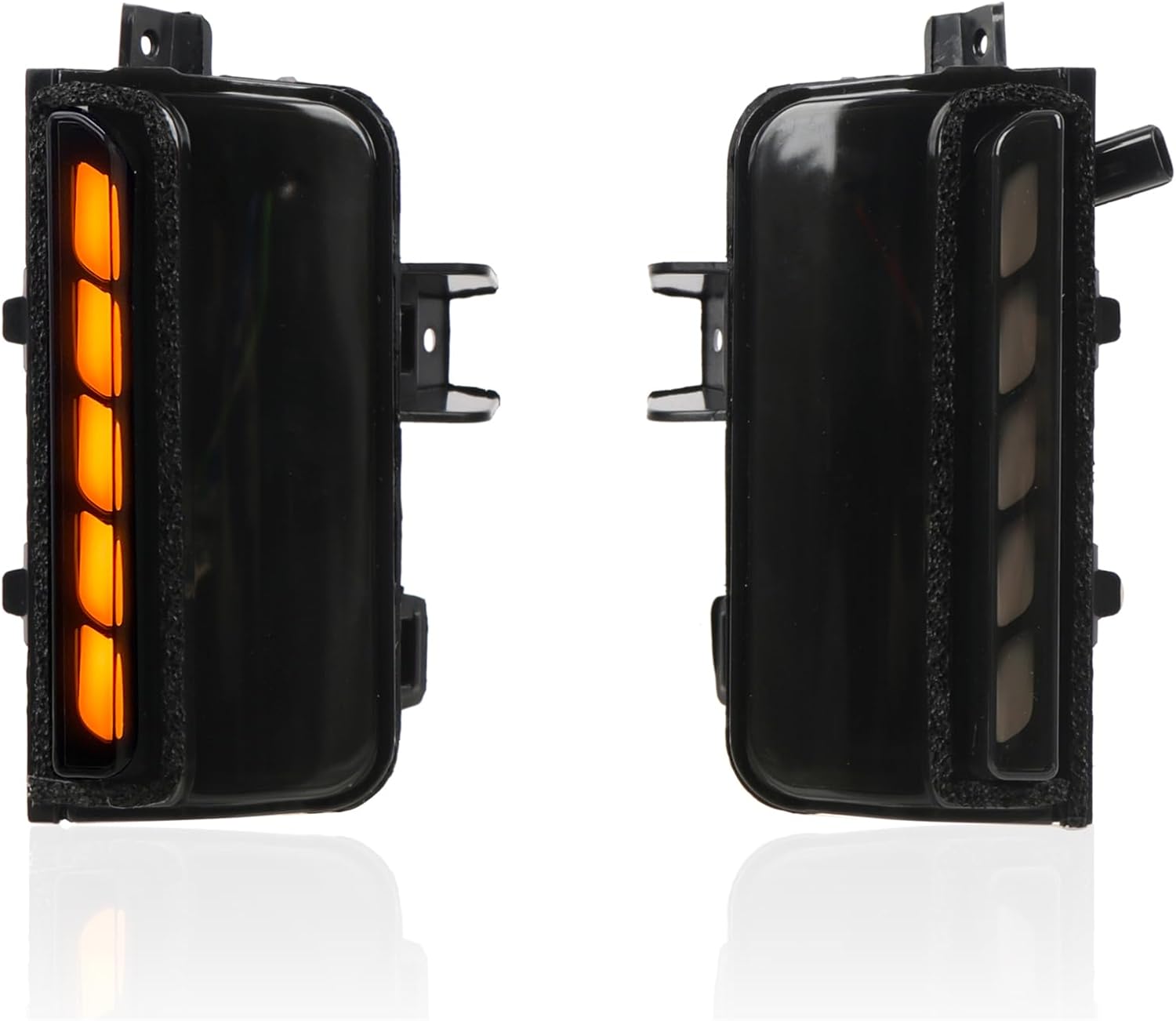 ITrims Car Side Mirror Turn Signal Light for Toyota Land Cruiser Prado LC250 2024 2025 Sequential Mirror Indicator Lights LED Dynamic Automotive Side Mirror Blinker Smoked Black 2PCS