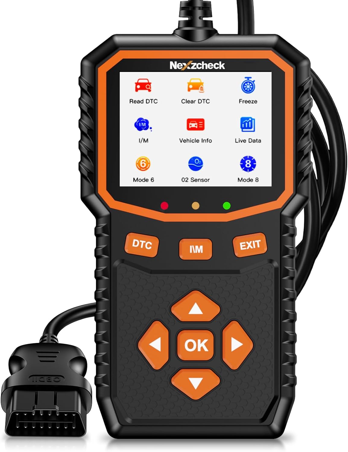 OBD2 Code Reader Diagnostic Scanner: OBD Fault Code Reader Check Engine Light Diagnostic Tool with Live Data Battery Tester Full OBDII Functions- Diagnostic Machine for All OBD Car BMW Ford VW Audi