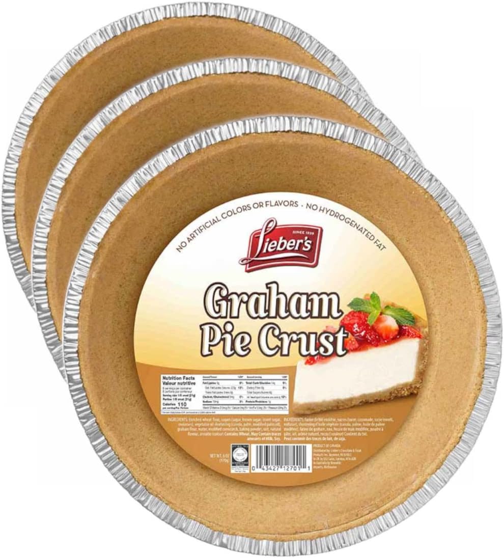 Lieber's Graham Pie Crust 170g (Pack of 3)