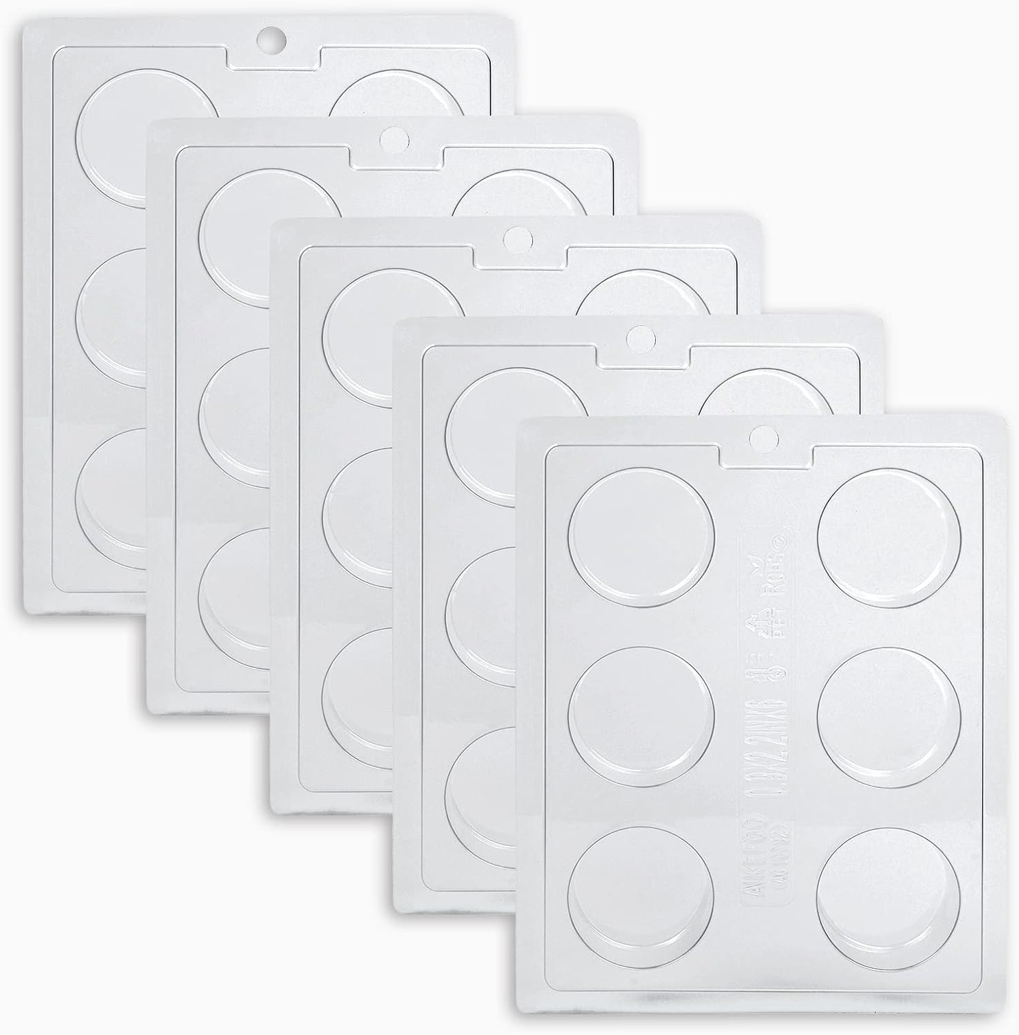 Oreo Cookie Chocolate Mold Chocolate Covered Cookie Mold 5 Pack, 6 Cylinders Each, Chocolate Covered Oreos,Candy, Cookies and Chocolate, and Even Soap Molds