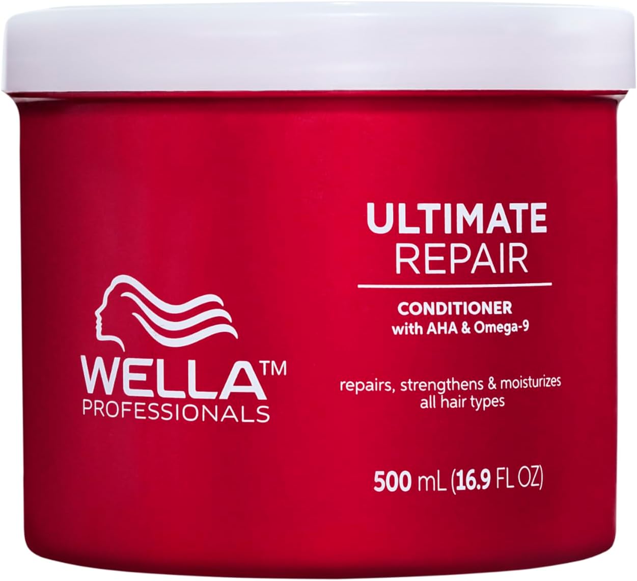 Wella Professionals Ultimate Repair Conditioner for Damaged Hair, with AHAs and Omega 9 to Rebuild and Strengthen Hair, With Metal Purifier Technology to Detox the Hair, 500ml