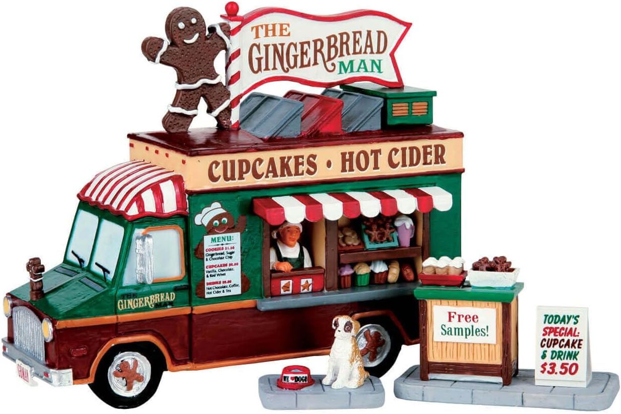 Lemax - The Gingerbread Man, Set of 3