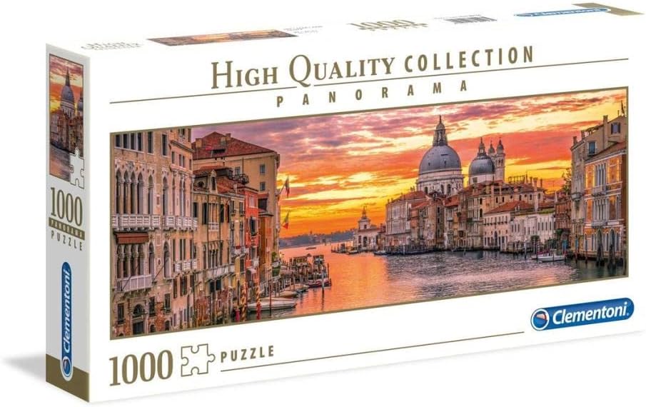 Clementoni - 39426 - Collection Panorama Puzzle for Adults and Children- The Grand Canal - Venice - 1000 Pieces