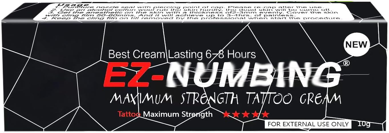 Fast Strength Tattoo Cream Set Tube for Beginners