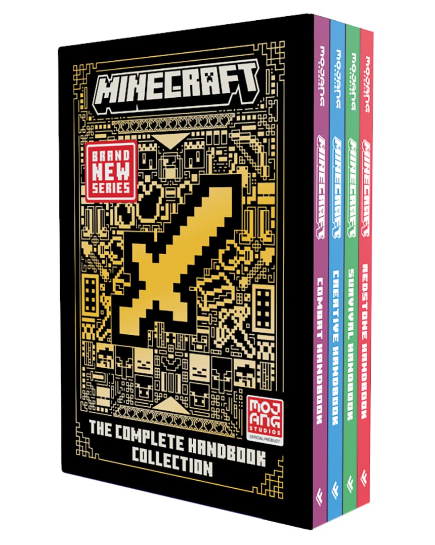 Minecraft: The Complete Handbook Collection – 4 Book Box-Set: The latest updated & revised essential 2022 official guide book box set for the ... game of all time – perfect for kids and teens