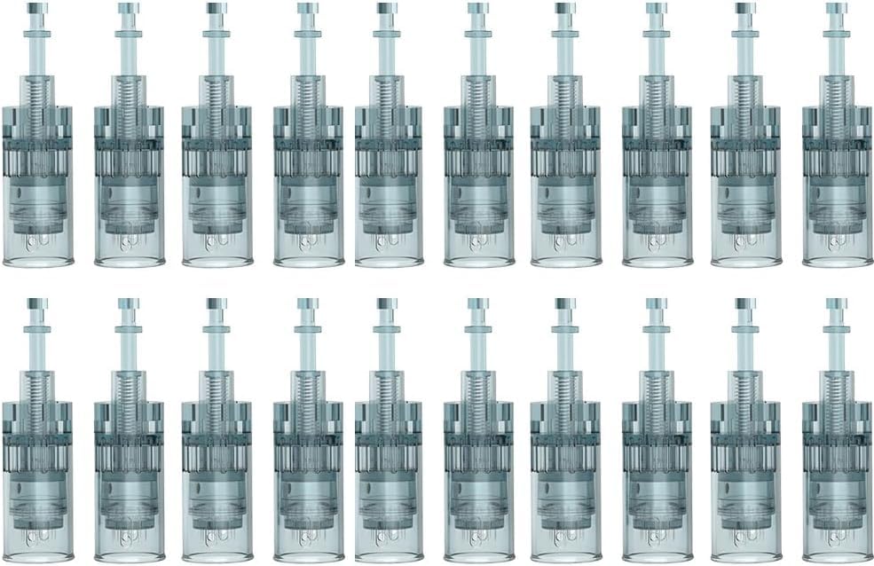 20 PCS 16 Pin Microneedling Pen Cartridges for Derma Roller Pen M8,M7S, Easy-to-Use for Home Use (16 Pin,20PCS)
