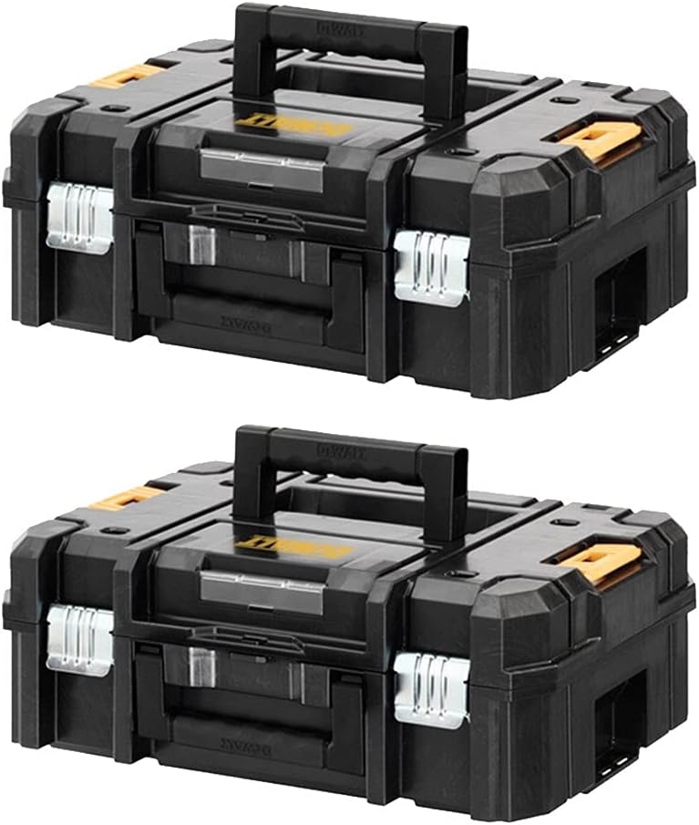 DeWalt DWST1-70703 TSTAK II Power Tool Storage Twin Pack T4TKIT-842