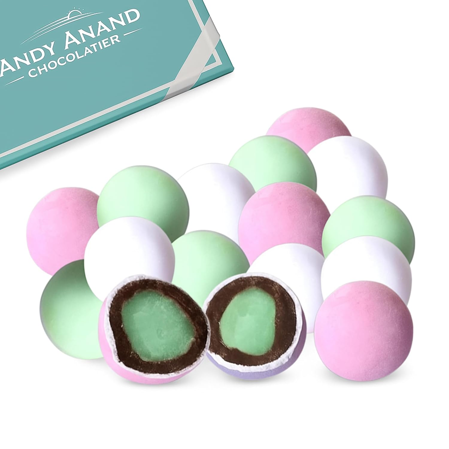 Andy Anand Chocolatier Gluten Free Holland Mints - Finest Dark Belgian Chocolate Infused with Pure Peppermint Oil Unique Flavor With Dutch Goodness, Best Gourmet Perfect as a Luxurious Gift Box (1lb)