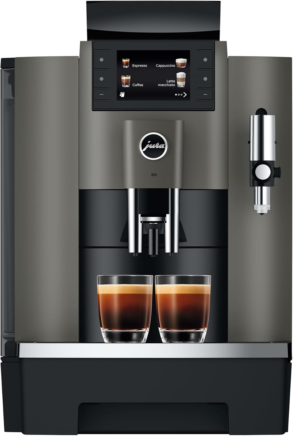 Jura W8 Dark Inox, 15650, Automatic Coffee Machine