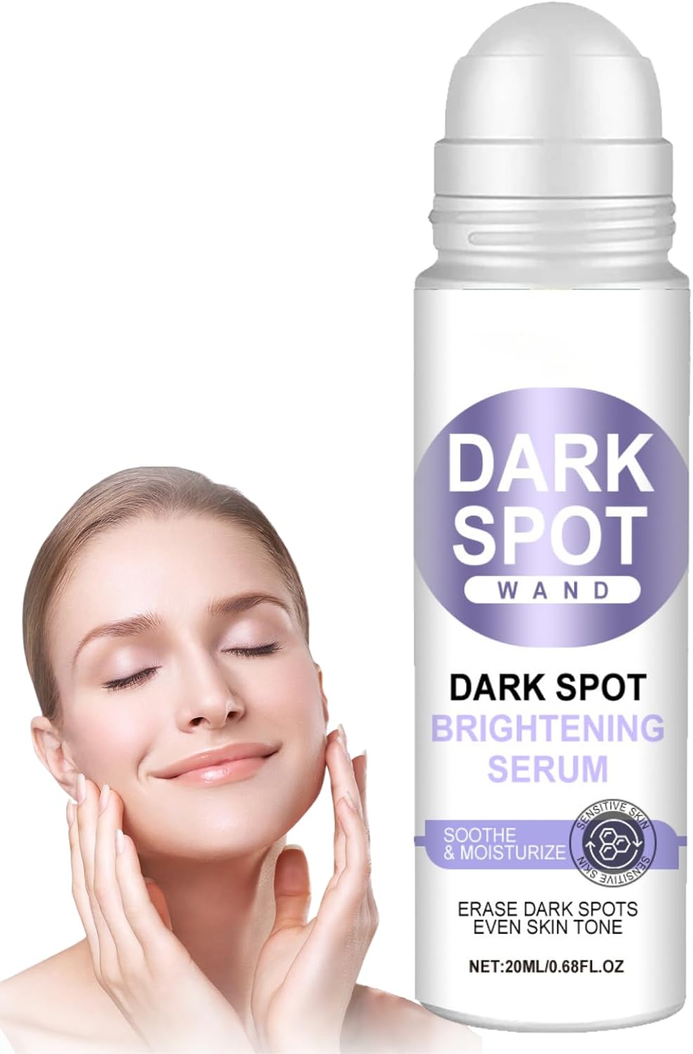 Dark Spot Correcting Glow Serum with Niacinamide & Hyaluronic Acid,Moisturizing Face Serum for Women and Men,Brightening & Hydrating Dark Spot Remover to Even Skin Tone,Anti-Aging Face Essence