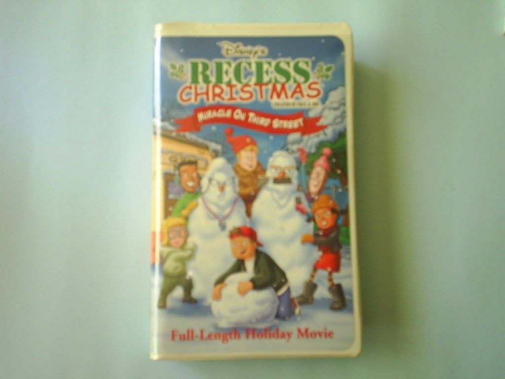 Recess Christmas - Miracle on Third Street VHS