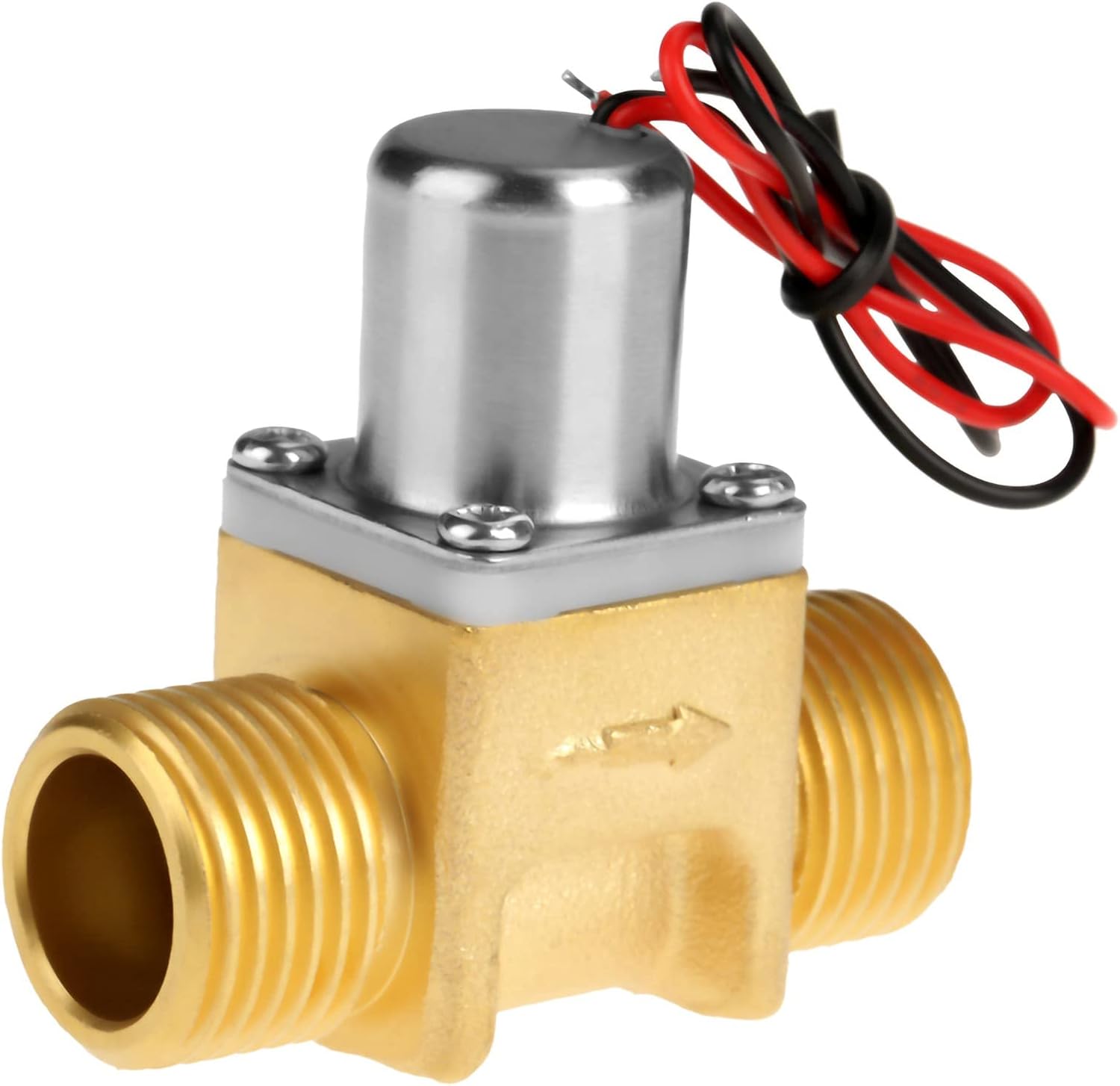 Water Pulse, 4.5V 1 2 Electromagnetic Valve Brass Hydraulics, Pneumatics & Plumbing Solenoid