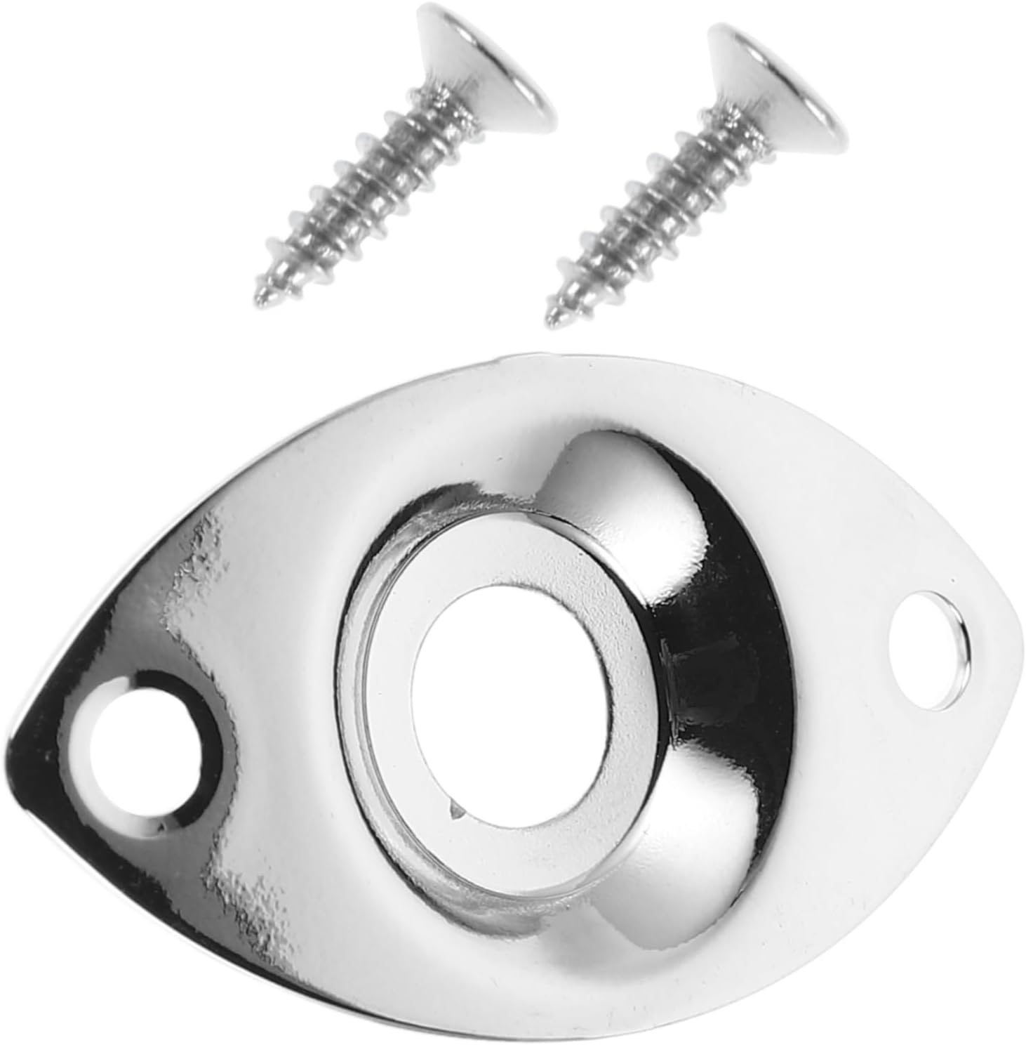 Guitar Input Jack Socket Plate Electric Guitar Jack Plates Replacement for Jack Plate Metal Pickup Jack Guitar Accessories