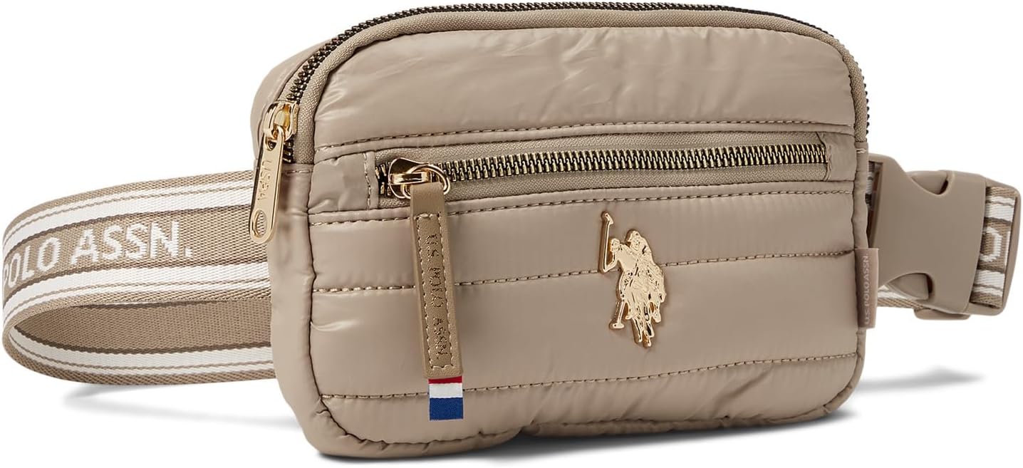 U.S POLO ASSN. Women's Quilte Nylon Fanny Pack